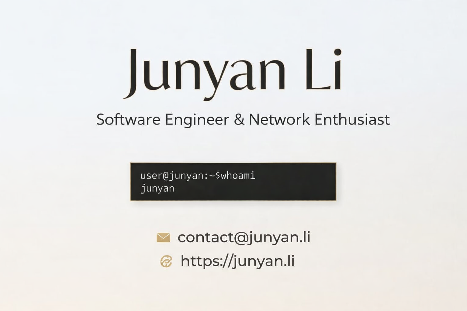 Junyan Li - Software Engineer